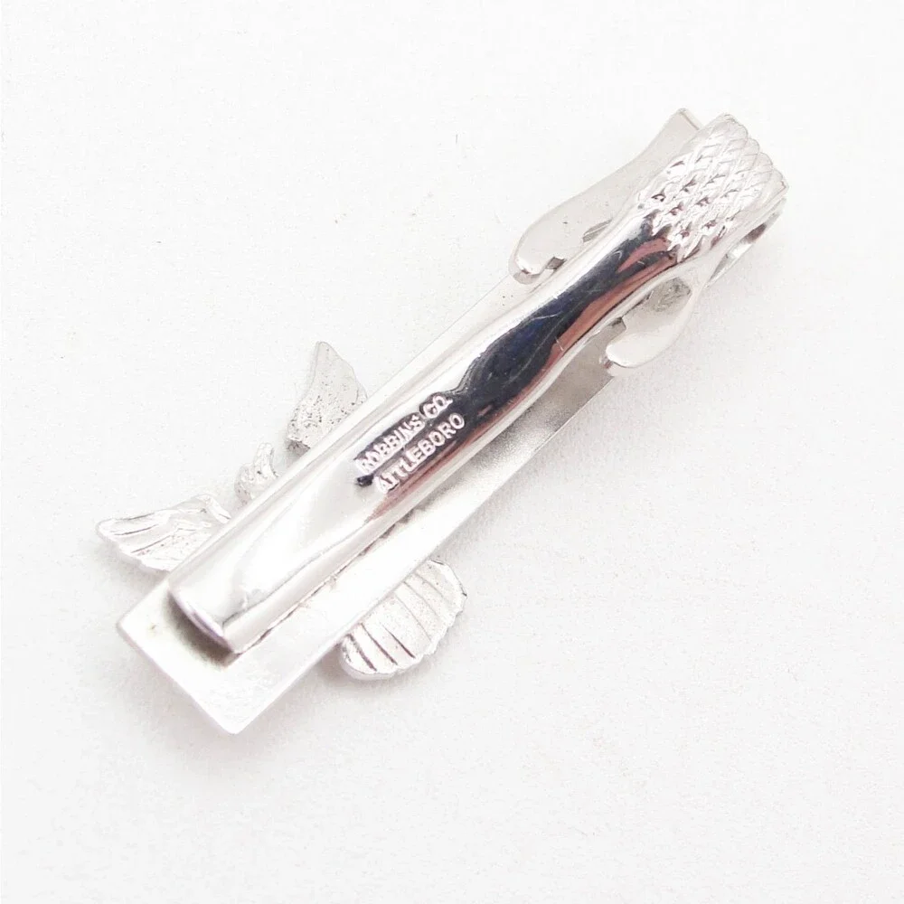 Vintage BSA Boy Scouts of America Eagle Tie Clip Bar Robbins Co Attleboro
